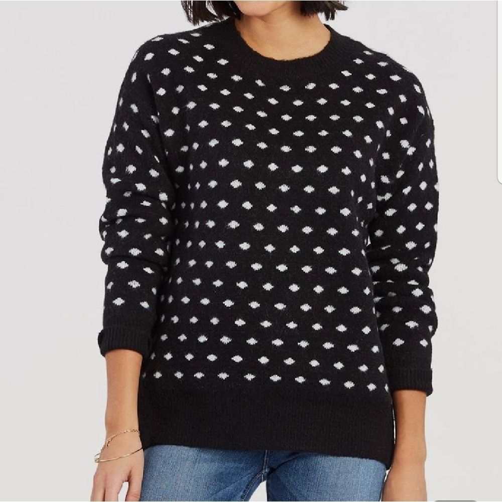 {John + Jenn} Anthropologie polka dot sweater - Picture 1 of 7